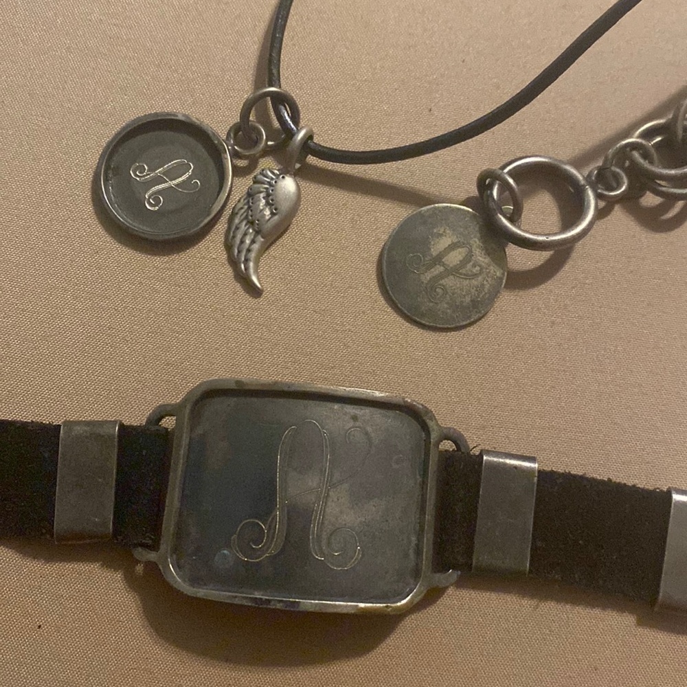Initial Outfitters Jewelry, necklace, bracelets, letter A
